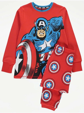 Set dài tay đỏ / Captain America