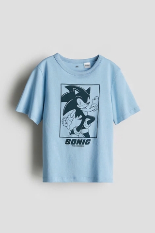 Áo phông xanh biển / Sonic HM
