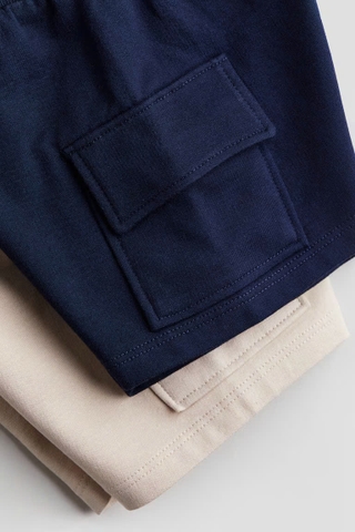 Quần shorts (2 quần) navy, be