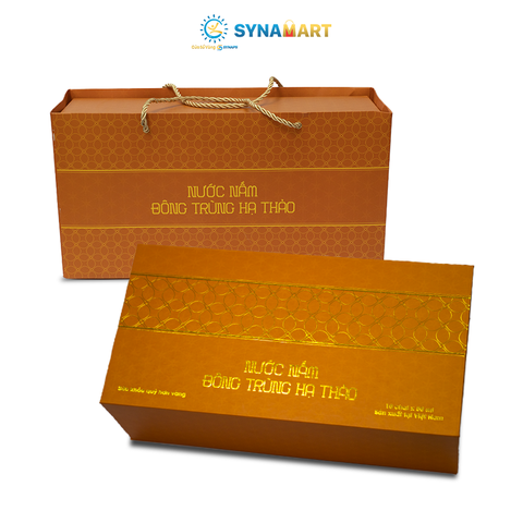 Nước nấm Đông trùng hạ thảo SYNAMART - Hộp 10 chai x 50ml