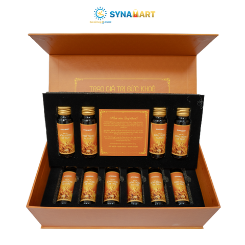 Nước nấm Đông trùng hạ thảo SYNAMART - Hộp 10 chai x 50ml