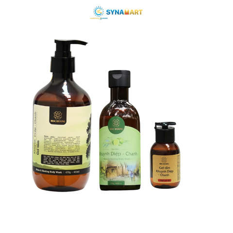 Gel tắm Khuynh Diệp - Chanh – Chai 450ml/ 240ml/ 38ml