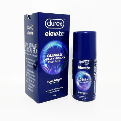Chai Xịt Durex Elevate Climax Delay 20g - Hỗ Trợ Duy Trì Phong Độ