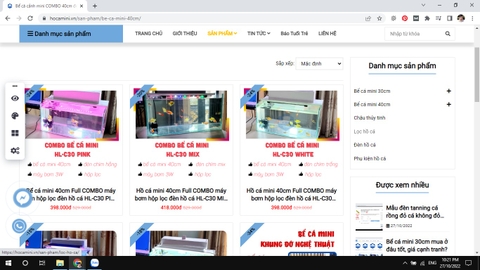 Bể cá mini 40cm bao nhiêu tiền? Nên mua ở đâu uy tín?