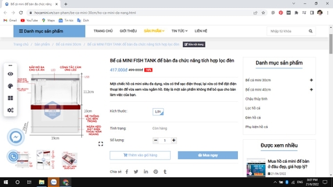 Nơi bán hồ cá mini để bàn rẻ nhất