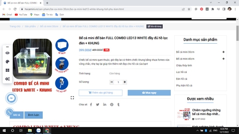 Những phụ kiện trang trí bể cá mini không thể thiếu