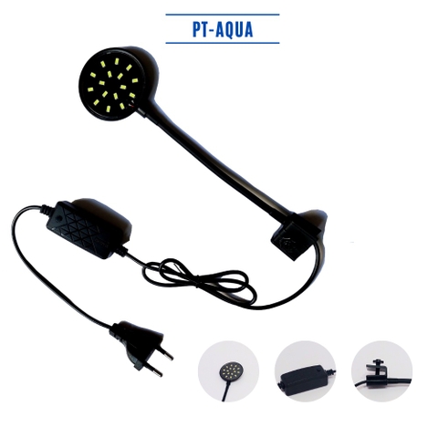 Đèn kẹp bể cá thủy sinh tròn mini phù hợp cho hồ thủy sinh nhỏ