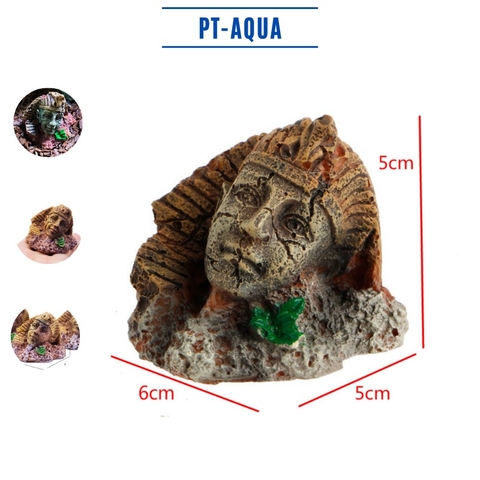 Phụ kiện trang trí hồ cá cảnh hình chân dung Pharaoh AI Cập