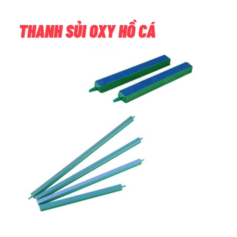 Thanh sủi Oxy Sôi Xanh cho hồ cá cảnh size 10 - 40 cm