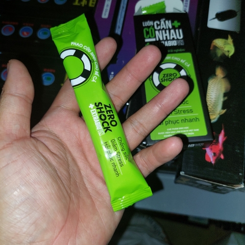 Gói Zero Shock Extrabio Gói 10ML Giảm Stress, Chống Sốc, Phục Hồi Nhanh - Phao Cứu Sinh Cho Cá Cảnh
