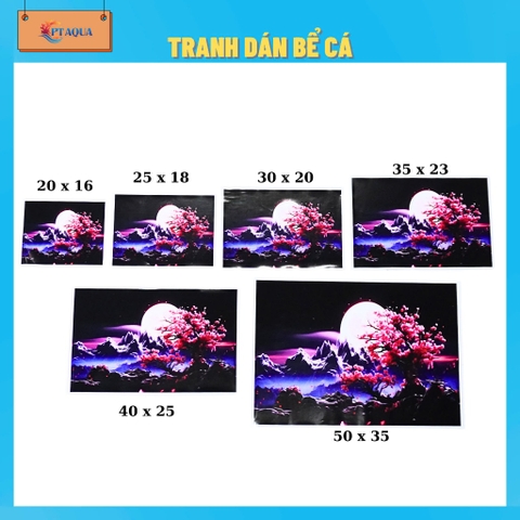 Tranh Bể Cá mini Kích Thước Nhỏ Dành Cho Hồ Cá Đúc Mini Hồ Cá Nhỏ