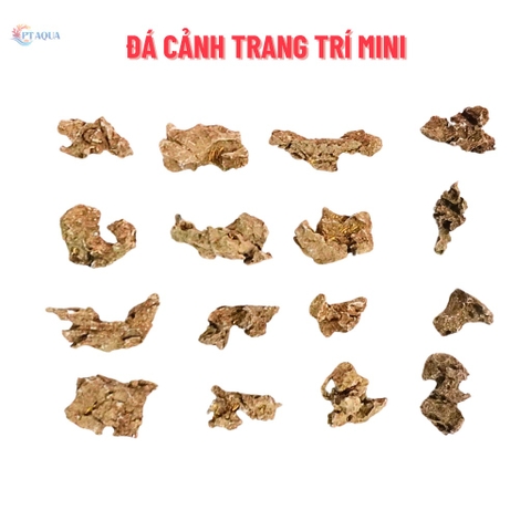 Đá cảnh mini làm tiểu cảnh trang trí hồ cá