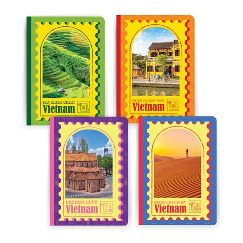 Vở kẻ ngang VIETNAM TRAVEL 80-120 Trang, 70gsm