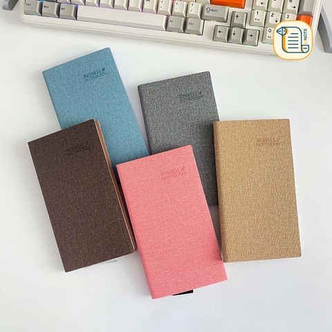Sổ tay bỏ túi kẻ ngang BUSINESS bìa da 70gsm, 200 trang