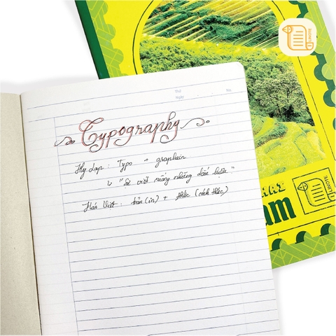 Vở kẻ ngang VIETNAM TRAVEL 80-120 Trang, 70gsm