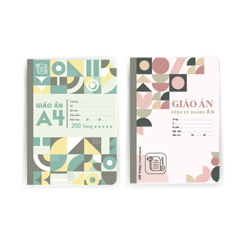 Vở kẻ ngang A4 GIÁO ÁN 200-300 Trang, 60gsm
