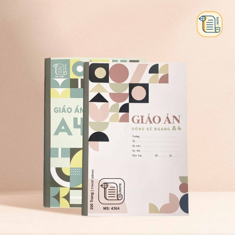 Vở kẻ ngang A4 GIÁO ÁN 200-320 Trang, 60gsm