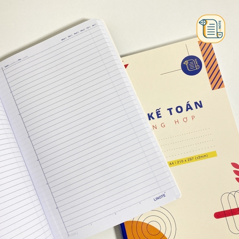 Vở kẻ ngang A4 KẾ TOÁN 120-320 Trang, 60gsm