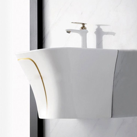 Chậu rửa mặt liền chân F-LC05