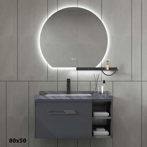 Bộ tủ chậu lavabo, tủ gương phòng tắm CR-280