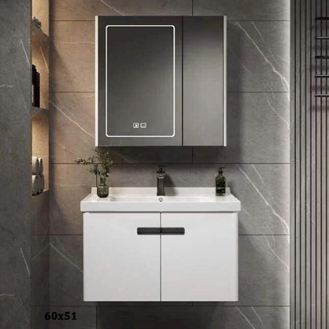 Bộ tủ chậu lavabo, tủ gương phòng tắm CR-237