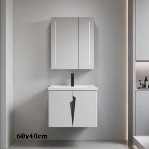 Bộ tủ chậu lavabo, tủ gương phòng tắm CR-285