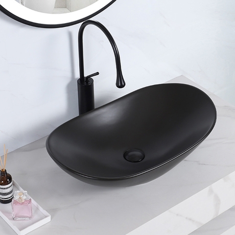 Chậu rửa mặt (lavabo) dương bàn F-CB038