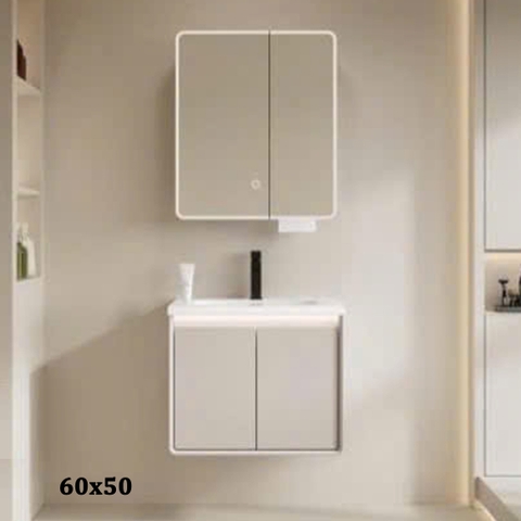 Bộ tủ chậu lavabo, tủ gương phòng tắm CR-288