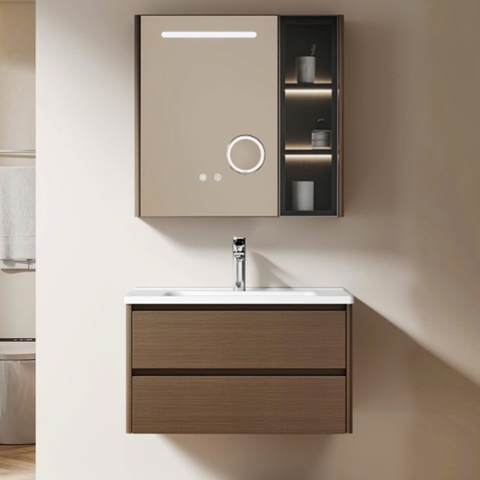 Bộ tủ chậu lavabo, tủ gương phòng tắm CR-T09