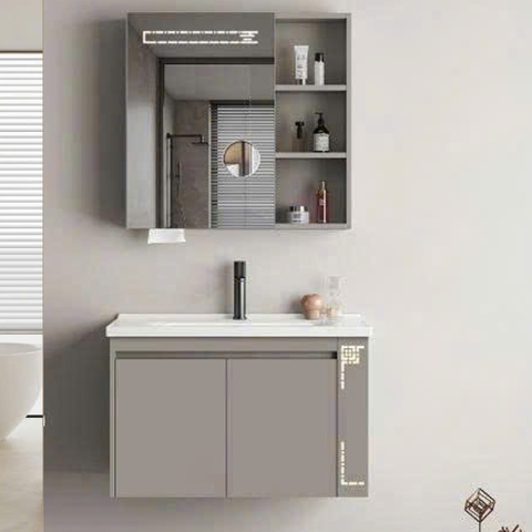 Bộ tủ chậu lavabo, tủ gương phòng tắm 024-80
