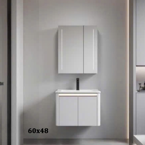 Bộ tủ chậu lavabo, tủ gương phòng tắm CR-286