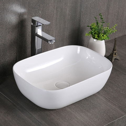 Chậu rửa mặt (lavabo) dương bàn F-CB01