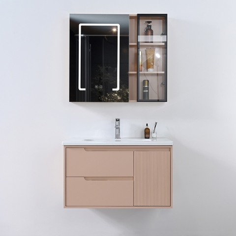 Bộ tủ chậu lavabo, tủ gương phòng tắm MW2820