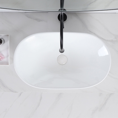 Chậu rửa mặt (lavabo) dương bàn F-CB039