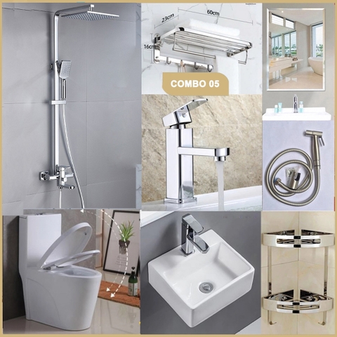 Combo phòng tắm, combo nhà tắm 05
