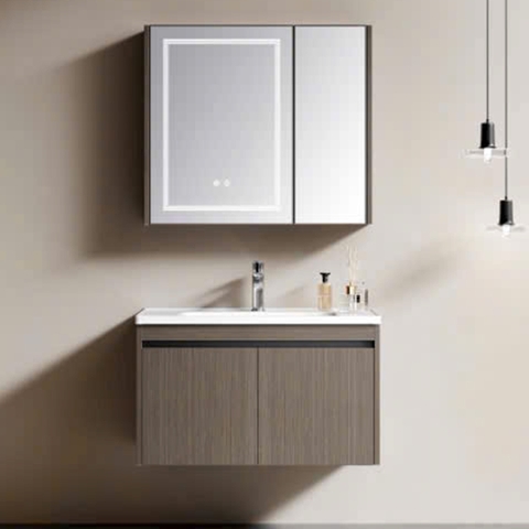 Bộ tủ chậu lavabo, tủ gương phòng tắm CR-831
