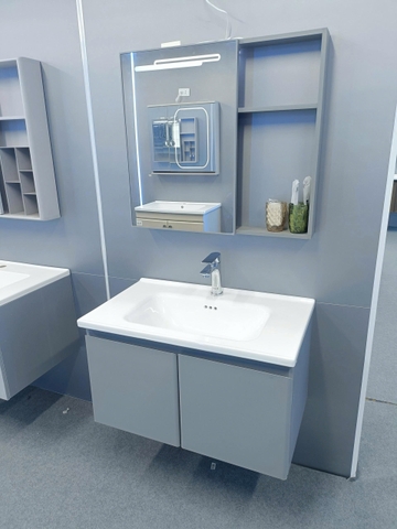 Bộ tủ chậu lavabo, tủ gương phòng tắm TC 020-80