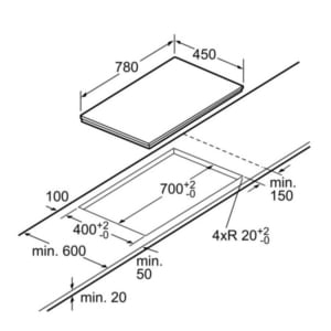 Bếp từ đôi Bosch PPI82560MS serie 8