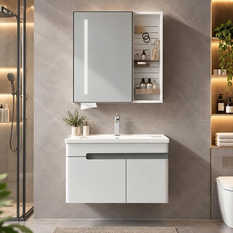 Bộ tủ chậu lavabo Tủ Lavabo YS 806
