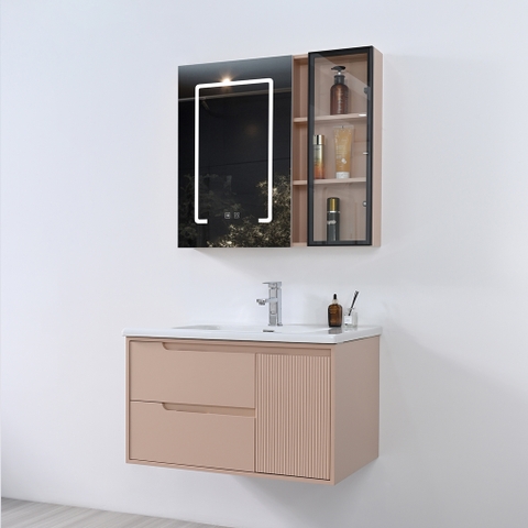 Bộ tủ chậu lavabo, tủ gương phòng tắm MW2820