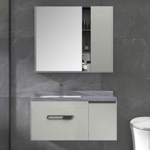 Bộ tủ chậu lavabo, tủ gương phòng tắm CR-225