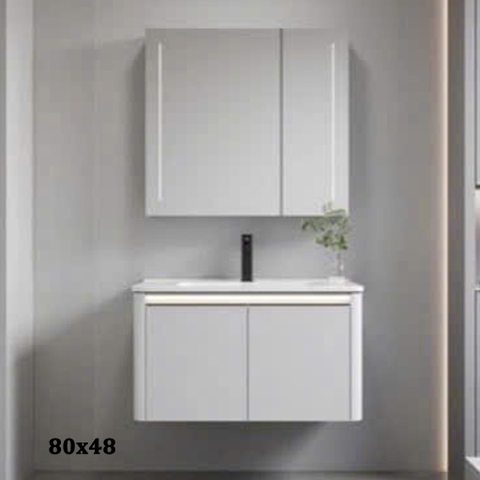 Bộ tủ chậu lavabo, tủ gương phòng tắm CR-286