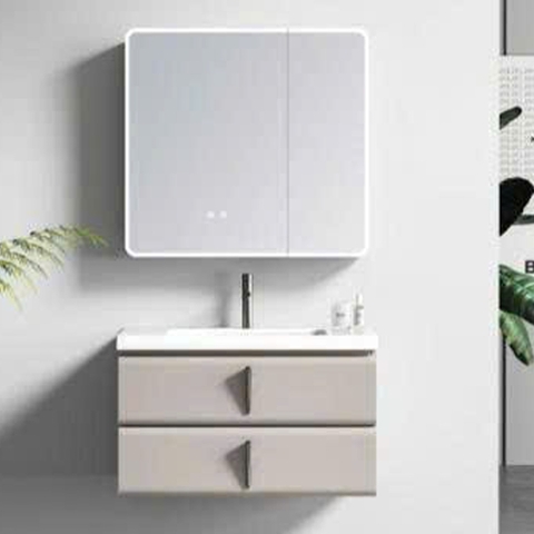 Bộ tủ chậu lavabo, tủ gương phòng tắm 001-80