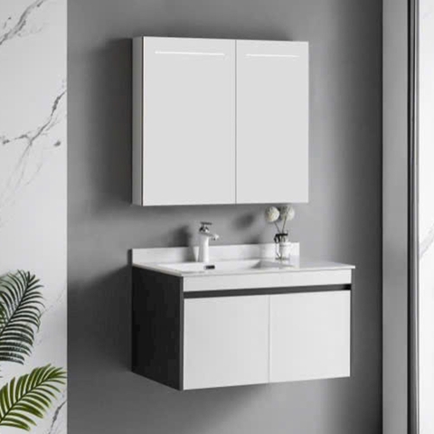 Bộ tủ chậu lavabo, tủ gương phòng tắm CR-232