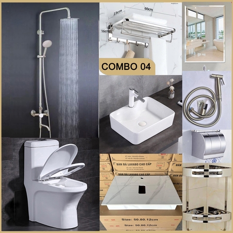 Combo phòng tắm, combo nhà tắm 04