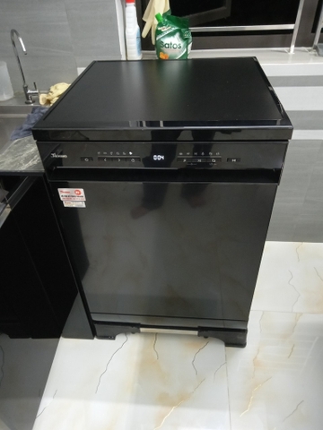 Máy rửa bát Texgio Dishwasher TGD8615BE - 15 Bộ Tự Động Mở Cửa