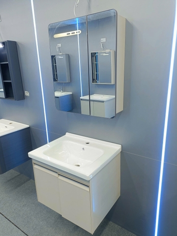 Bộ tủ chậu lavabo, tủ gương phòng tắm TC 009-60