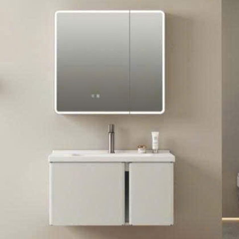 Bộ tủ chậu lavabo, tủ gương phòng tắm 010-80