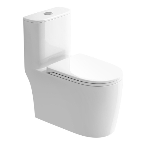 Bồn cầu 1 khối, bệt vệ sinh CR6662