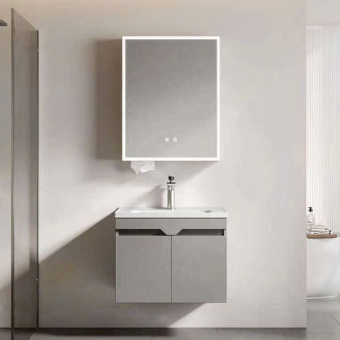Bộ tủ chậu lavabo, tủ gương phòng tắm CR-2509